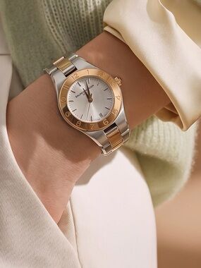 Baume & Mercier Linea 27mm Steel Silver Dial Quartz Ladies Watch MOA10079